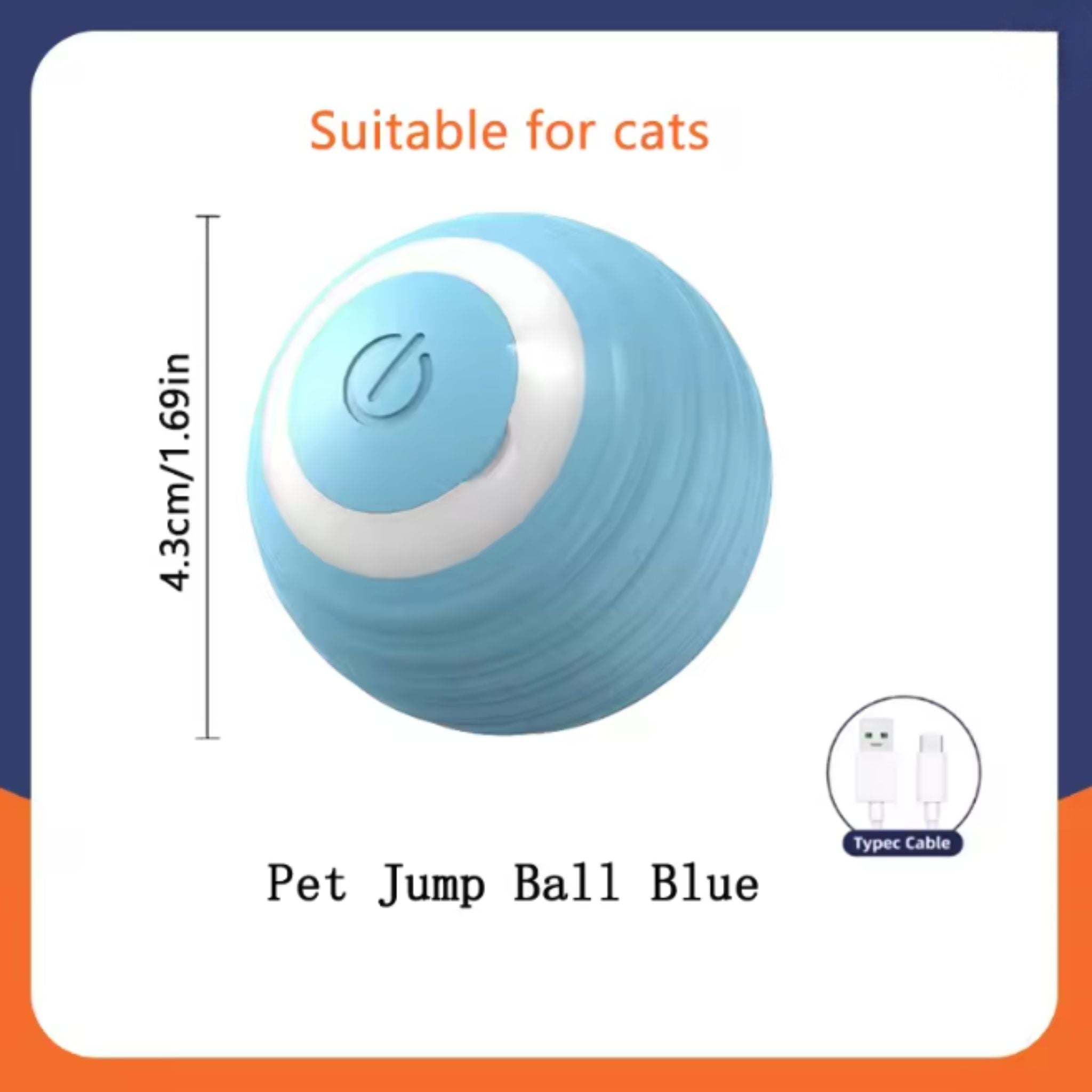 Automatic Moving Ball Toy for Dogs & Cats