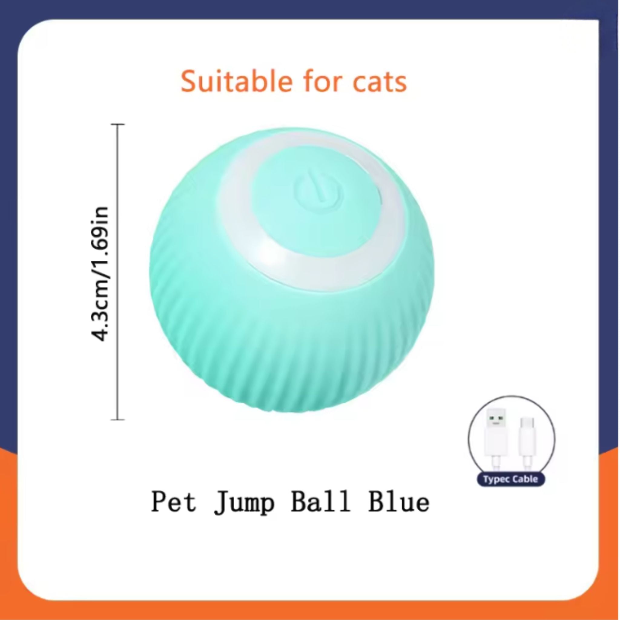 Automatic Moving Ball Toy for Dogs & Cats
