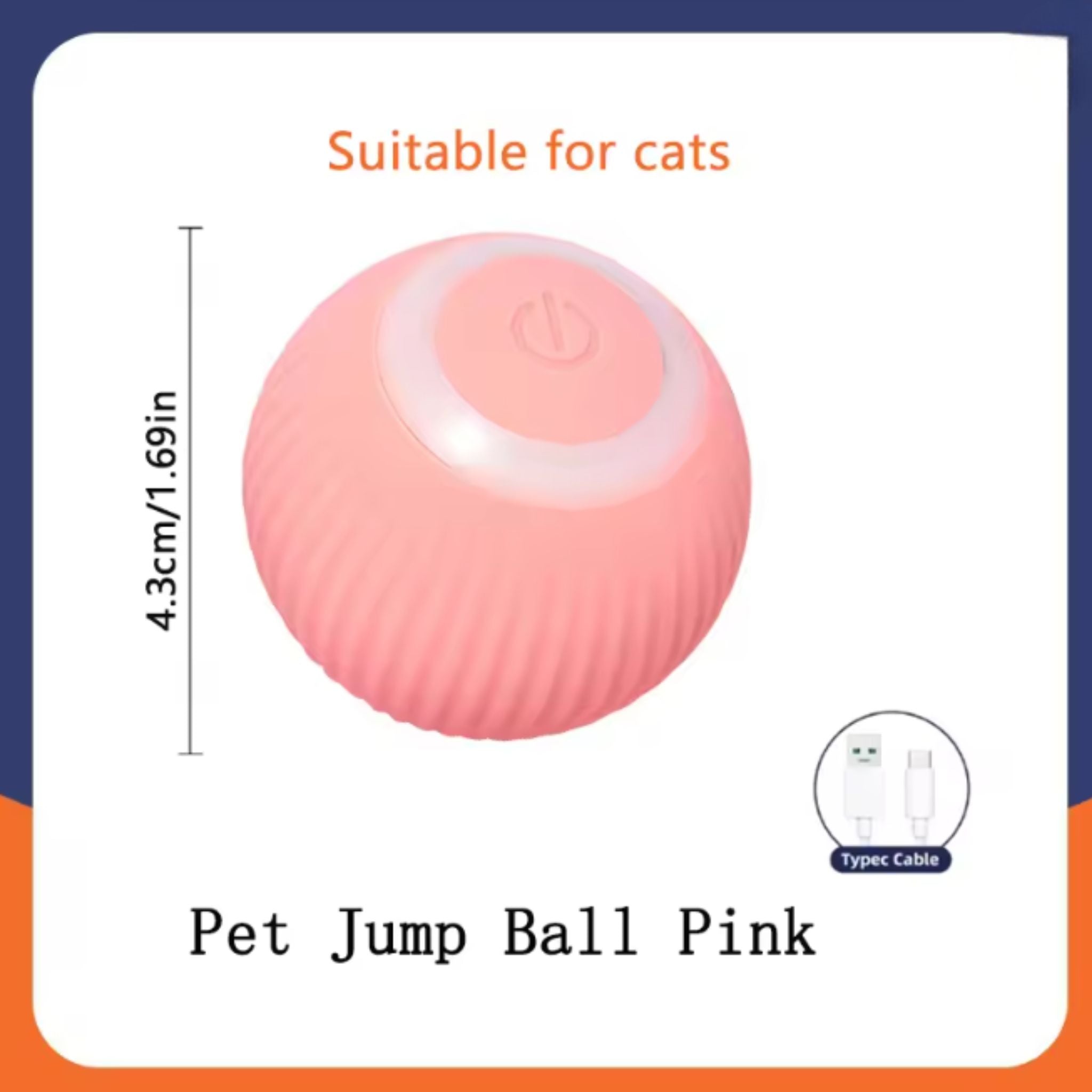 Automatic Moving Ball Toy for Dogs & Cats