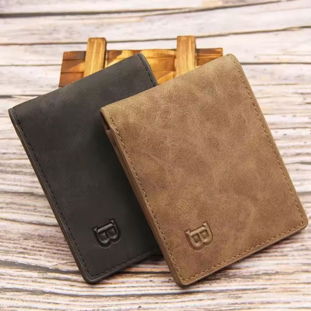 Men's Multi-Pocket Zipper Wallet