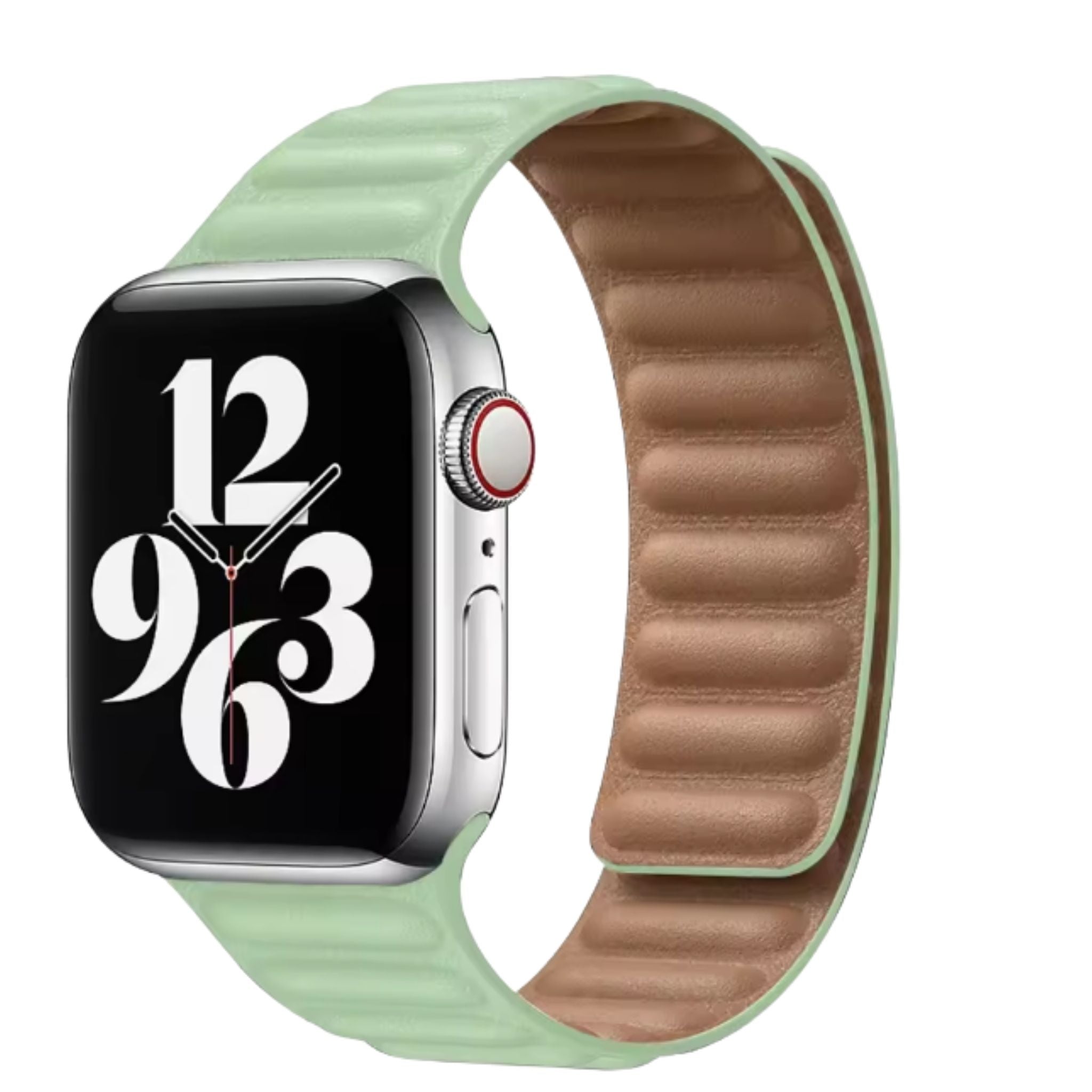 Apple Watch Leather Band - Magnetic Closure for Series 10-4, Ultra 3-1, SE (40-49mm)