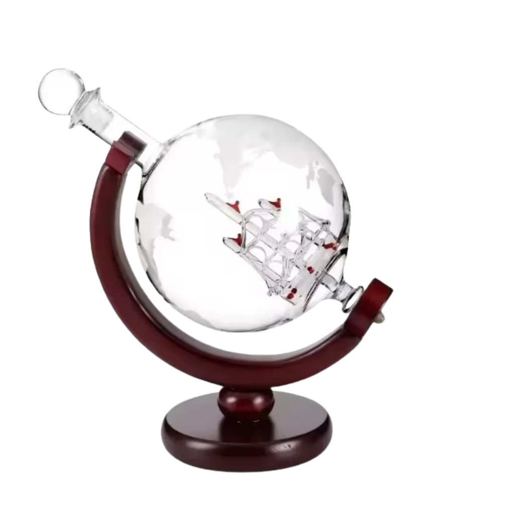 900ml Globe Whiskey Decanter Set