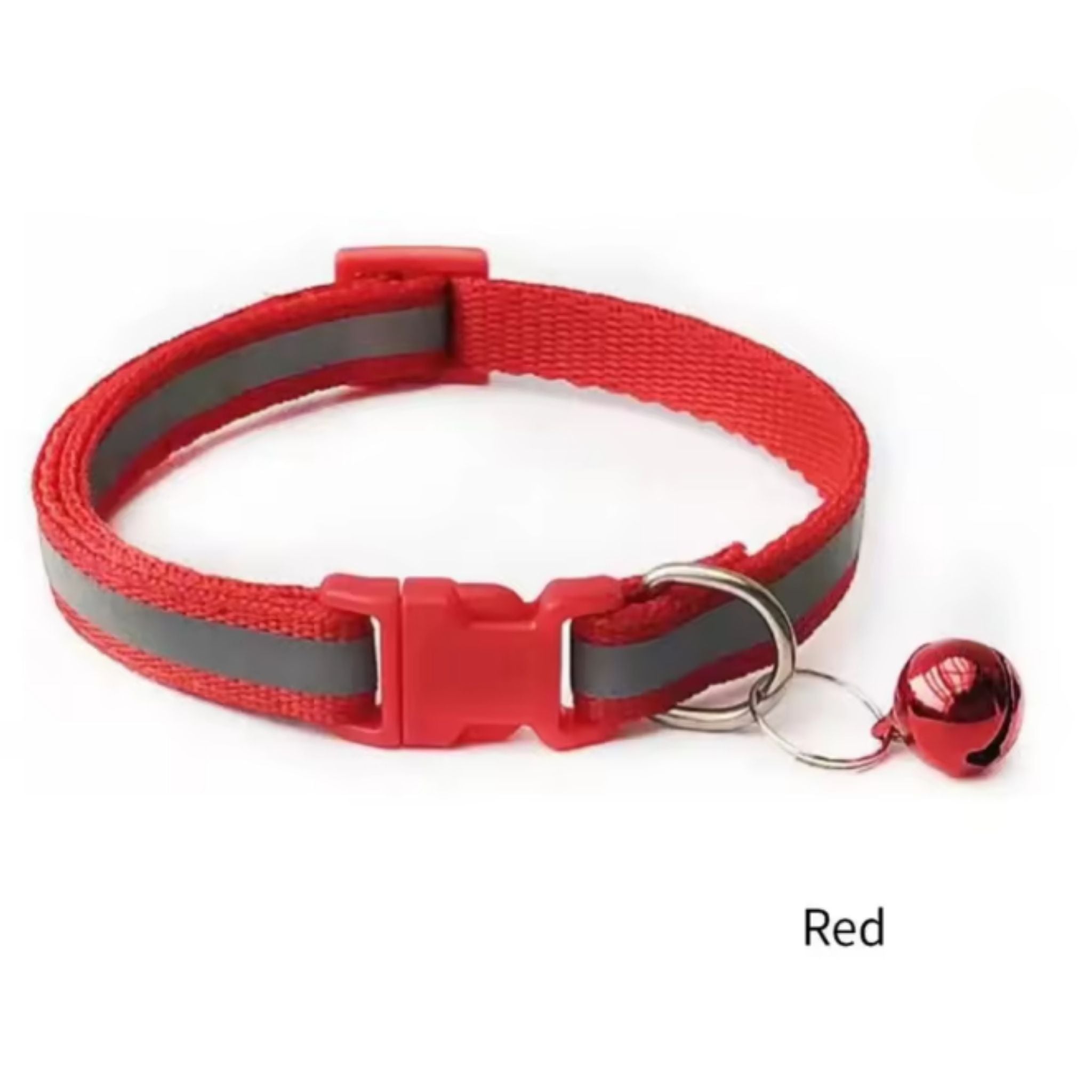 Reflective Breakaway Safety Collar with Bell for Cats & Dogs