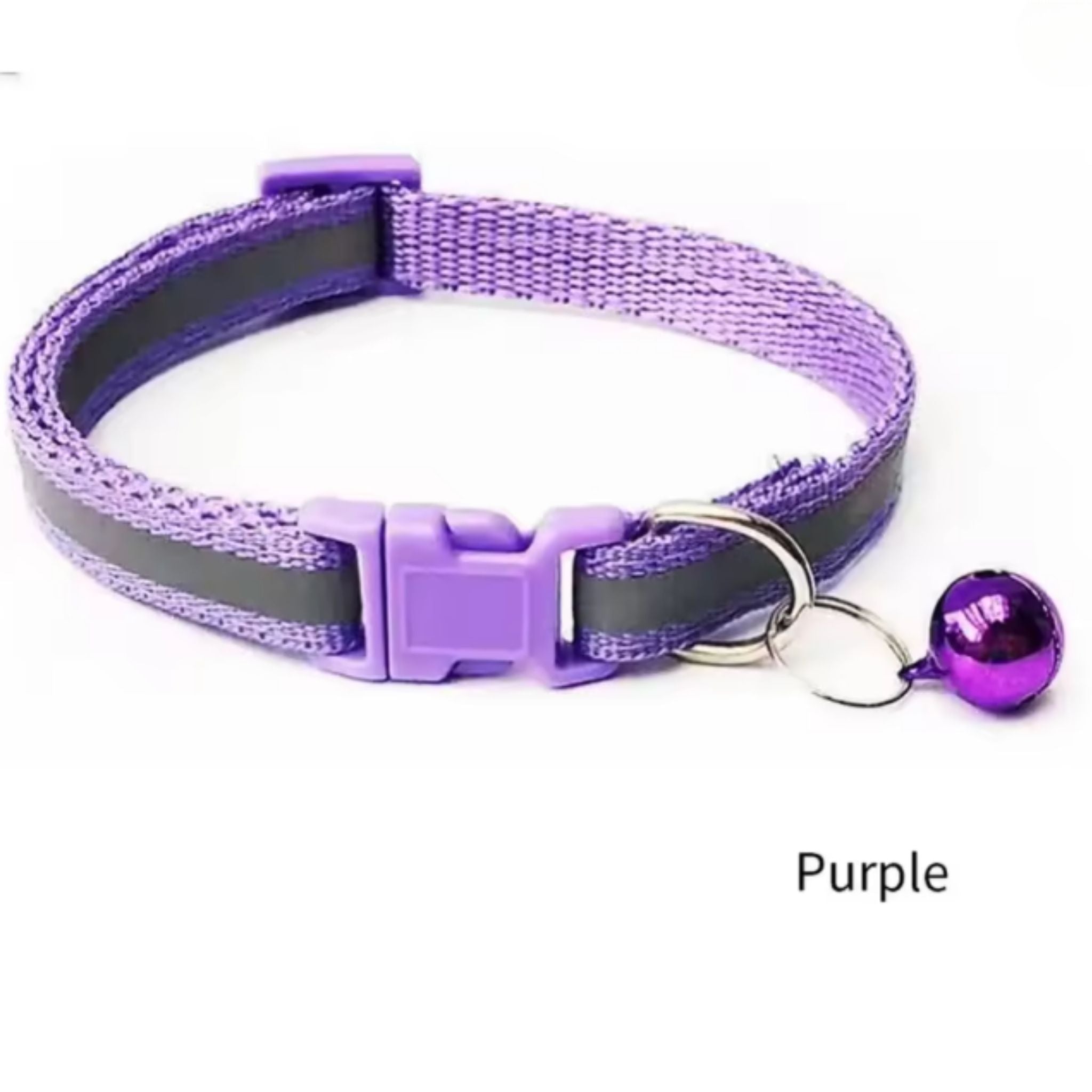 Reflective Breakaway Safety Collar with Bell for Cats & Dogs