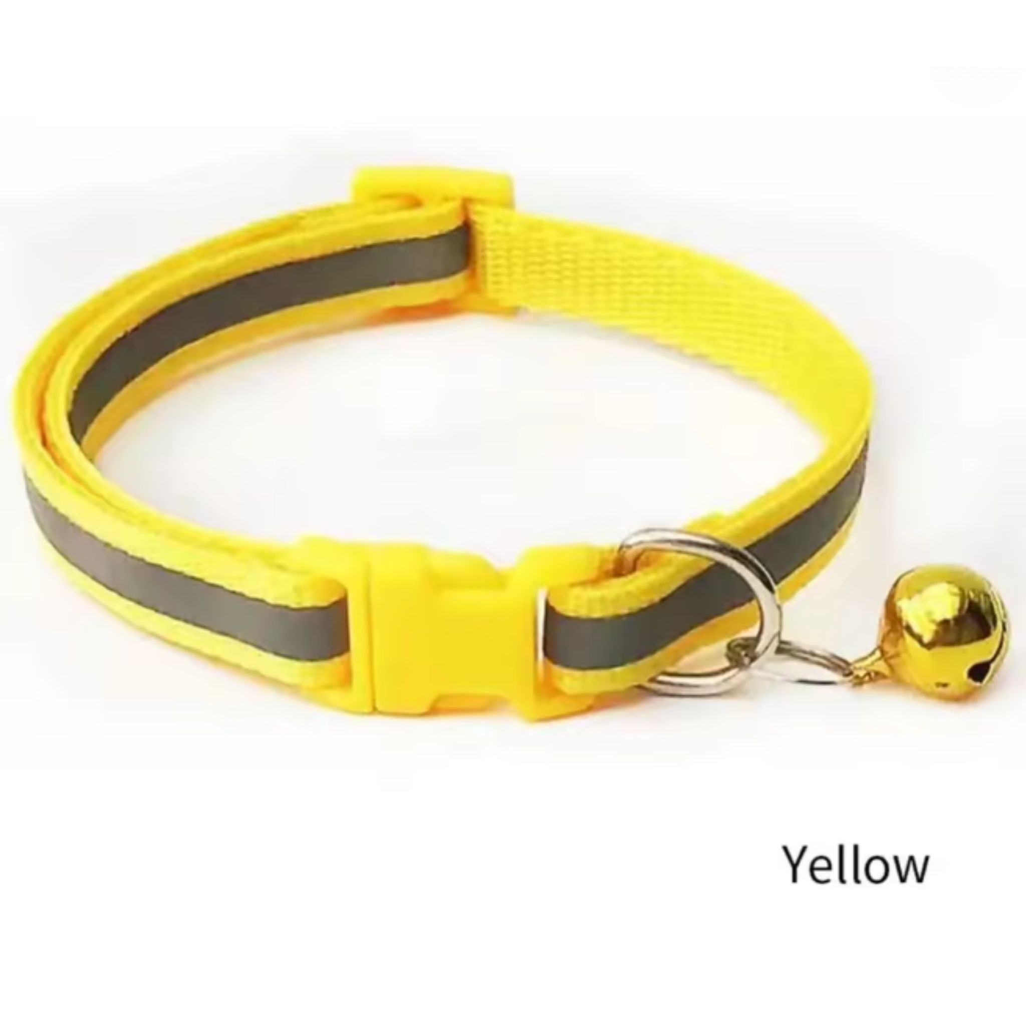 Reflective Breakaway Safety Collar with Bell for Cats & Dogs