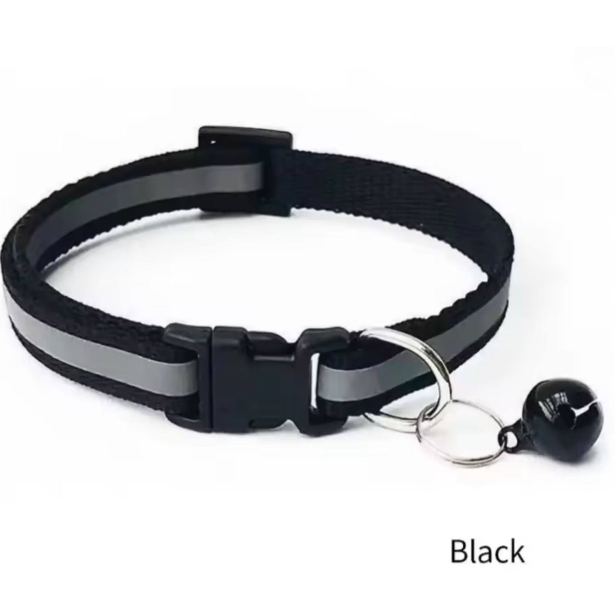 Reflective Breakaway Safety Collar with Bell for Cats & Dogs