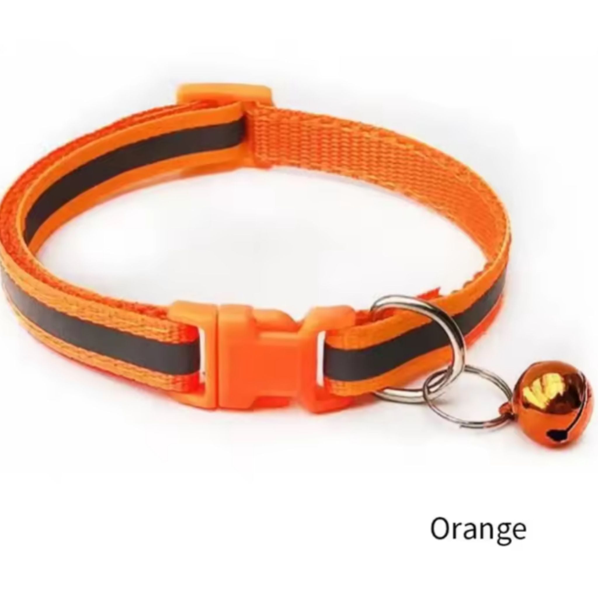 Reflective Breakaway Safety Collar with Bell for Cats & Dogs