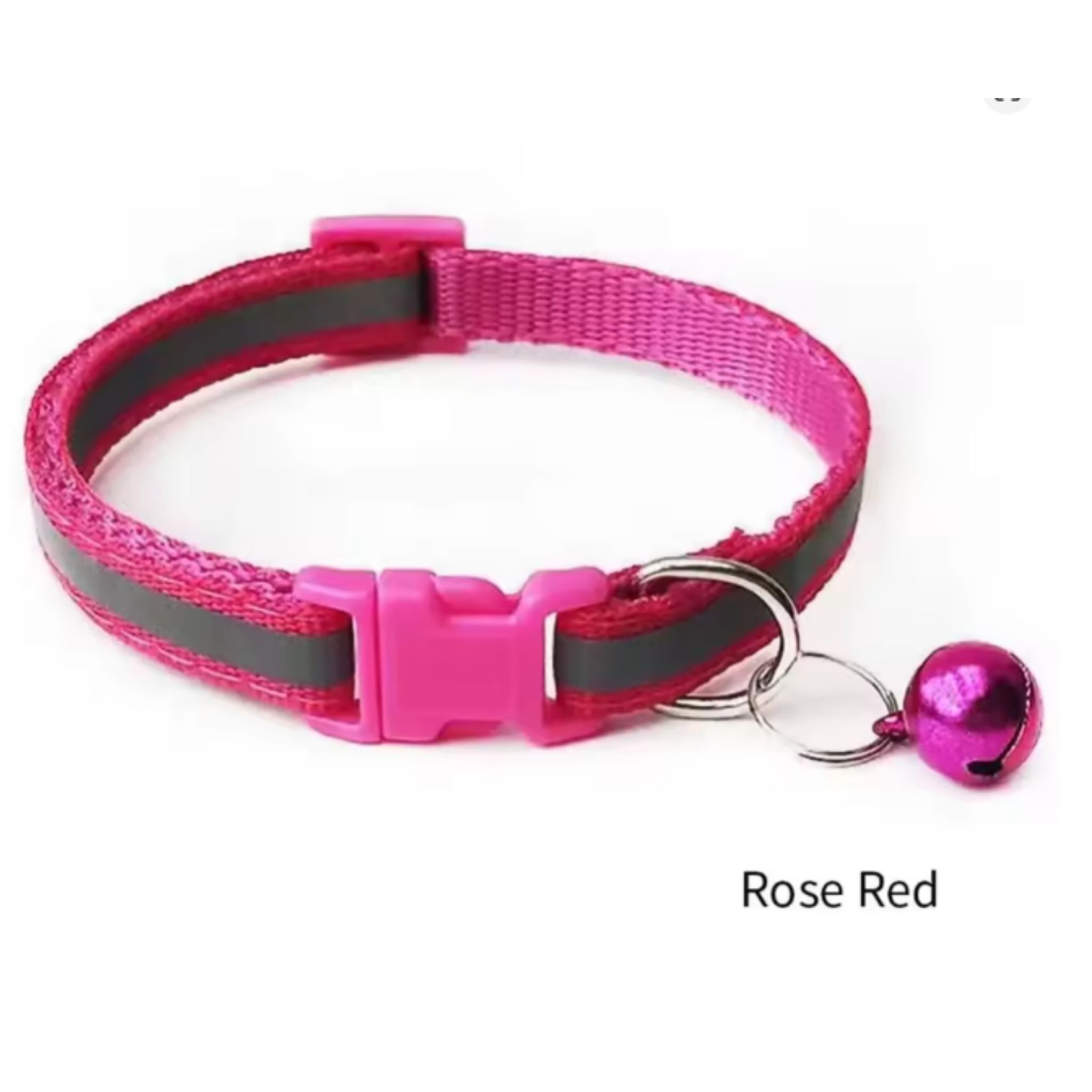 Reflective Breakaway Safety Collar with Bell for Cats & Dogs