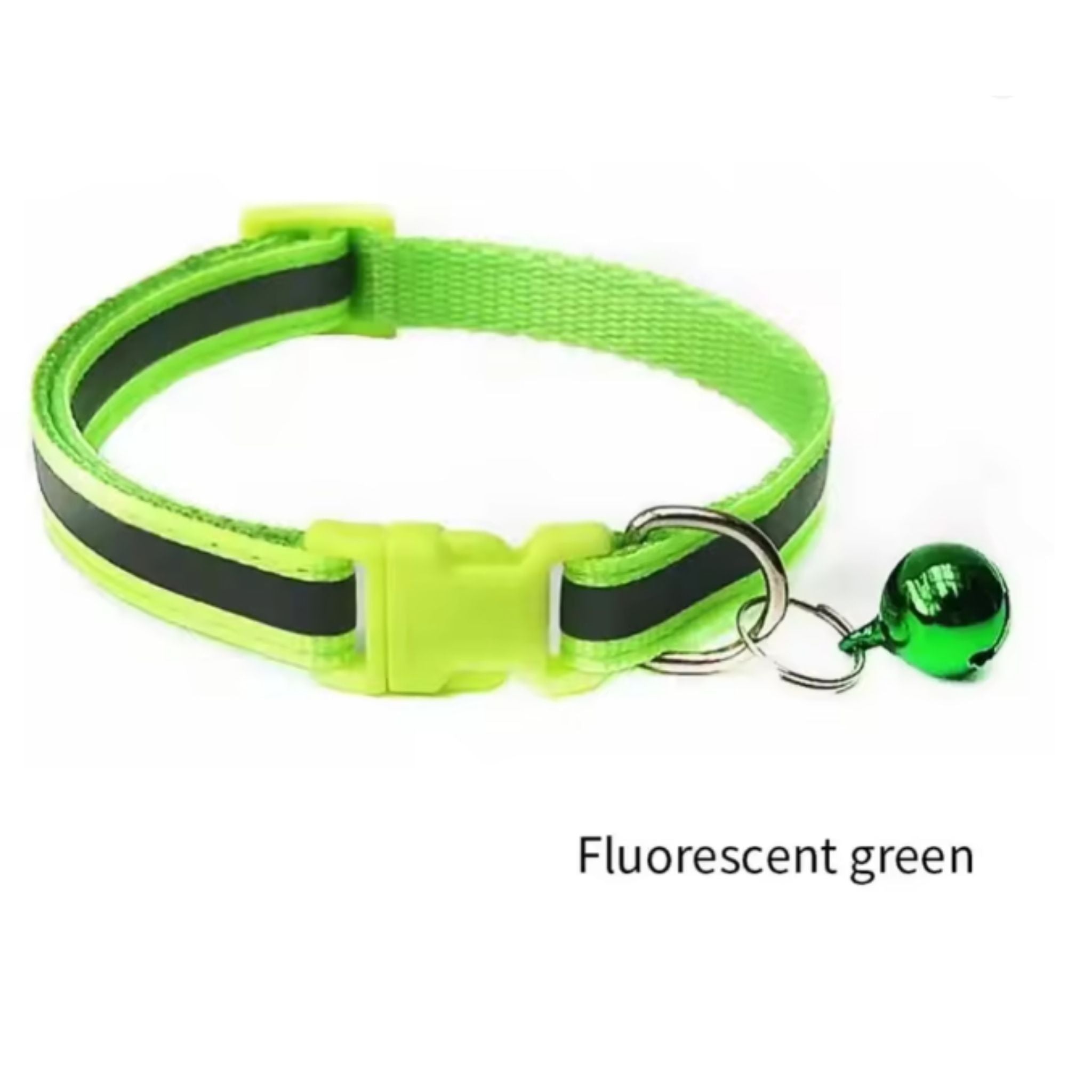 Reflective Breakaway Safety Collar with Bell for Cats & Dogs