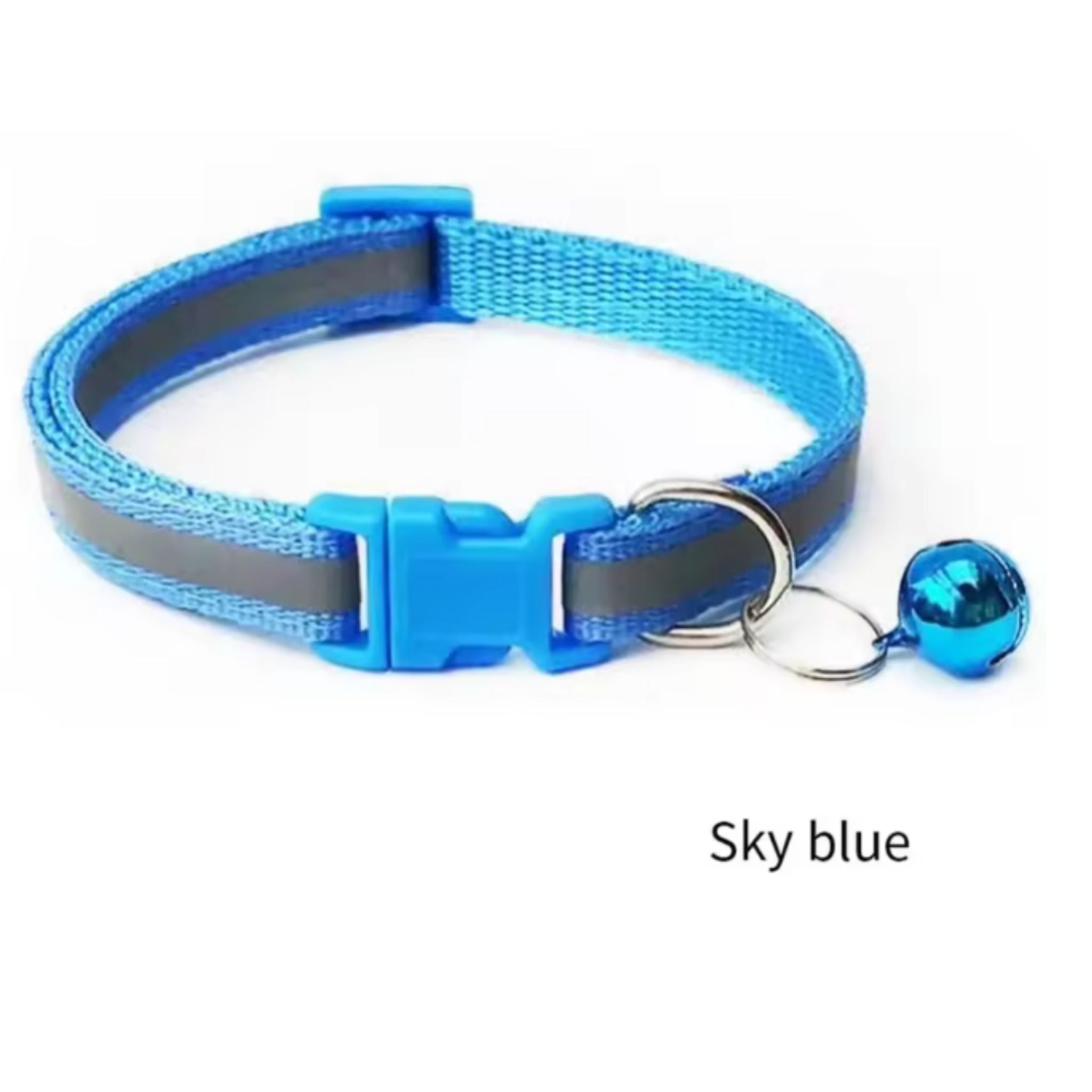Reflective Breakaway Safety Collar with Bell for Cats & Dogs