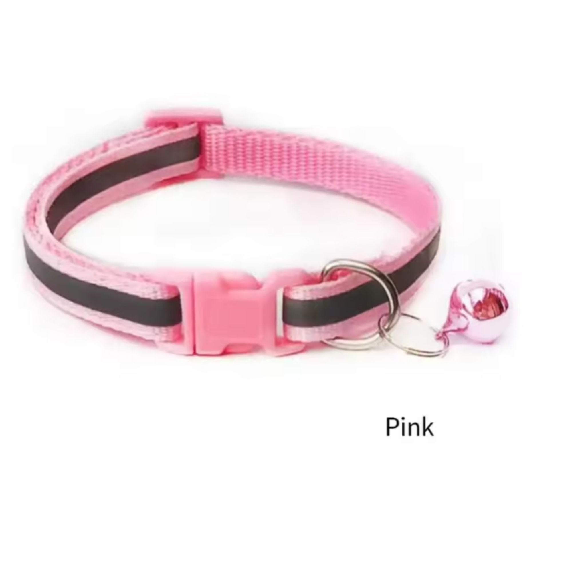 Reflective Breakaway Safety Collar with Bell for Cats & Dogs