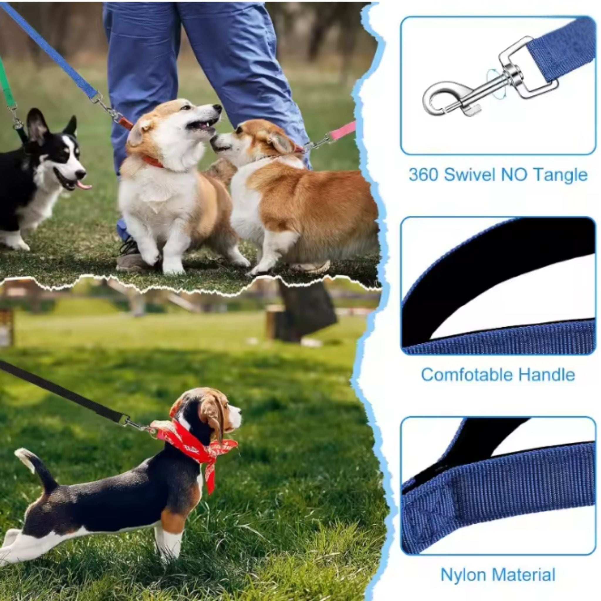 Super Strong Leash for Big Dogs & Puppies