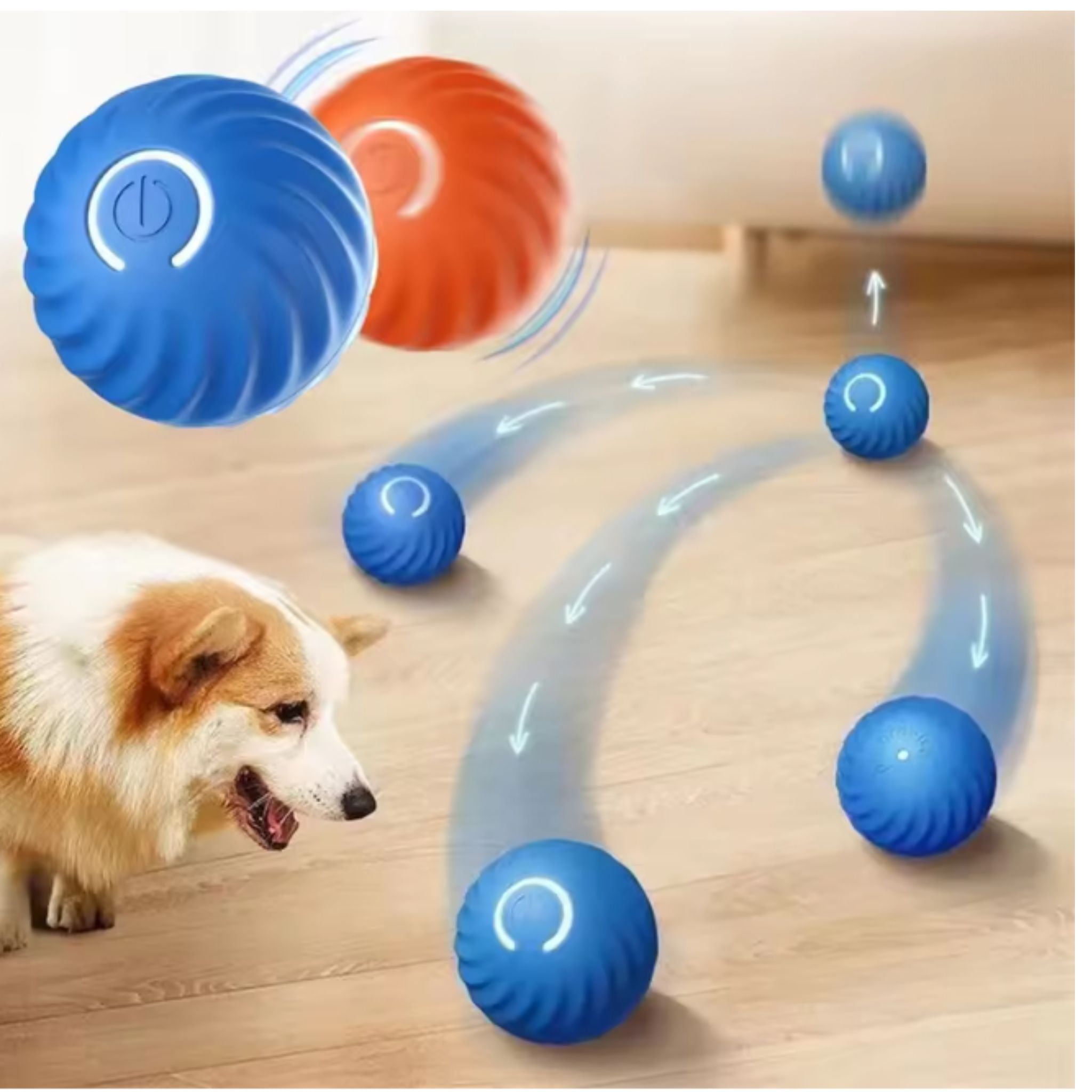 Automatic Moving Ball Toy for Dogs & Cats